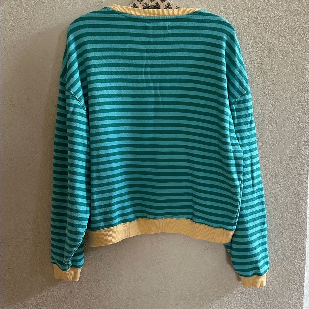 Free People We The Free | Classic Striped Oversized Crewneck | XS - Picture 11 of 16